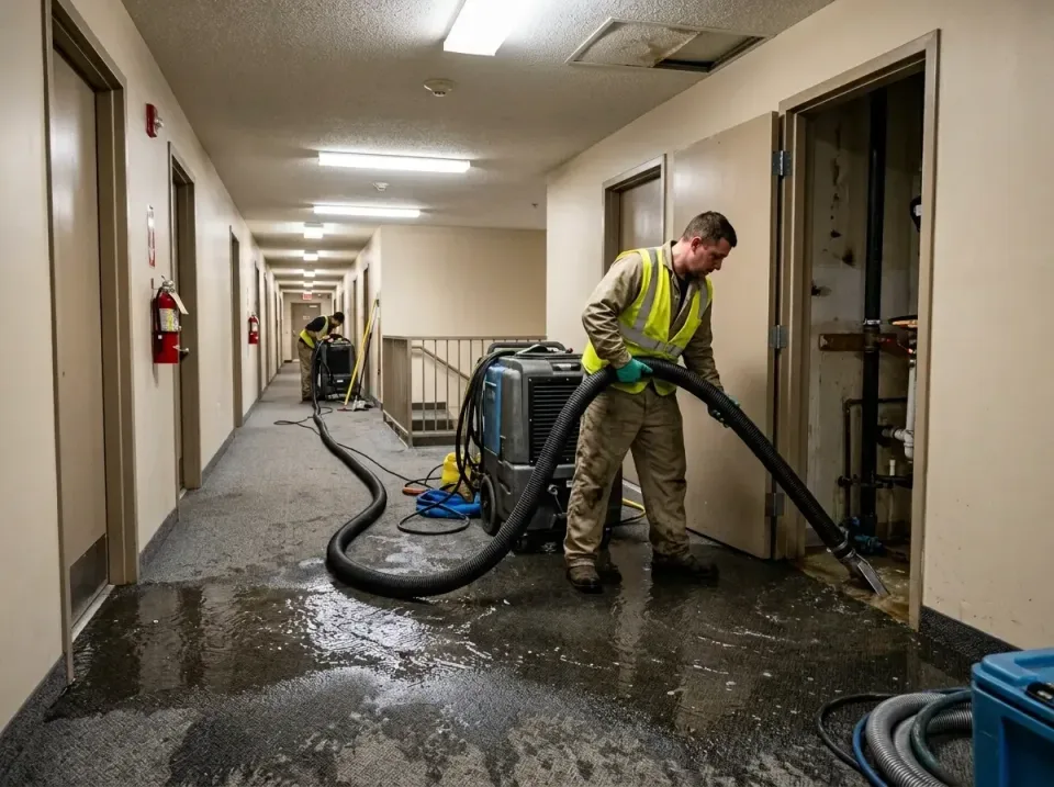 multi-unit-apartment-hallway-f-005 — frequently asked questions, Emergency Burst Pipe Water Extraction & Removal in Elysburg…